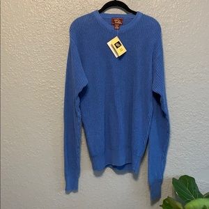 VINTAGE The Village Trader Sweater Blue Pullover M
